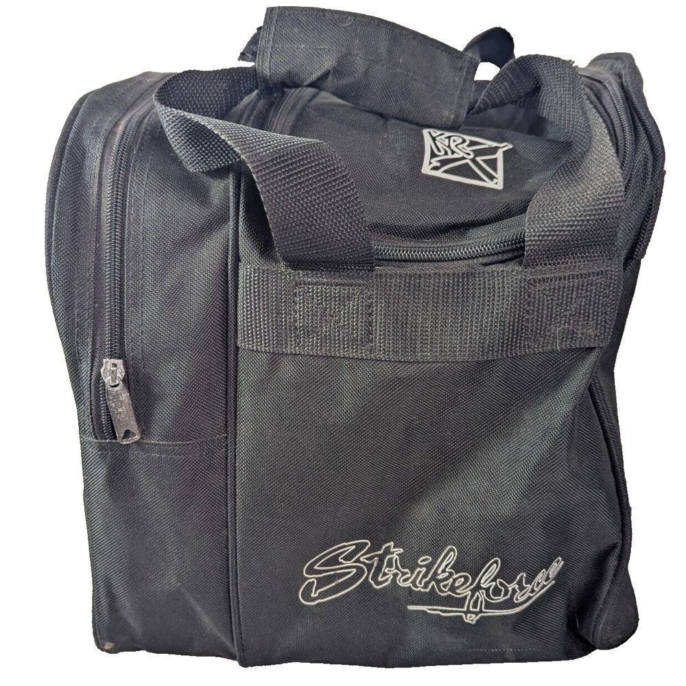 KR Strikeforce 1 Ball Bowling Bag Black Activewear‎ Sports Shoe Compartment